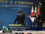 Surcorea, Japón y China se reunieron para impulsar acuerdos económicos
