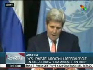 Kerry asegura que es preciso luchar y acabar con el conflicto en Siria