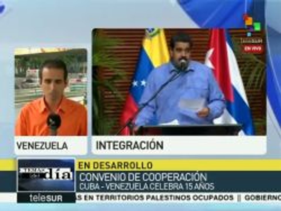 Cuba y Venezuela celebran 15 años de cooperación integral