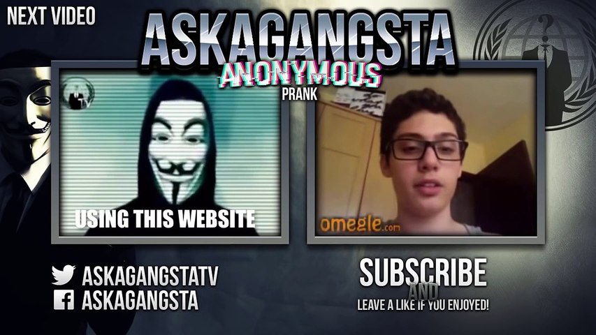 Anonymous Prank Omegle Prank Dailymotion Video
