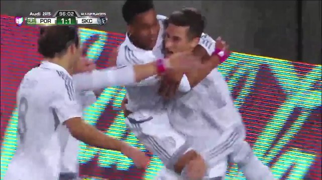 Krisztian Nemeth - Goal - MLS Playoffs - Sporting Kansas City vs Portland Timbers -10.29.2015