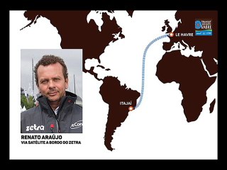 Renato Araújo fala sobre estratégia do barco Zetra na Transat Jacques Vabre - 2