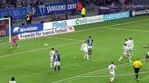 Sam Johnson Goal & Funny Celebration. Djurgaarden - GIF Sundsvall 4-2 2015