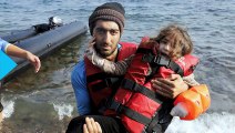 Migrants Rescued After Boat Capsized in Aegean Islands