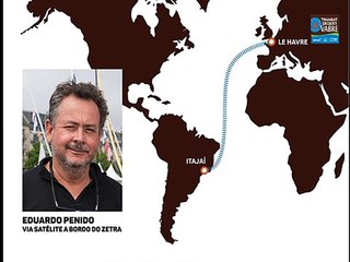 Edu Penido Astral fala sobre tempestade a bordo do Zetra na Transat Jacques Vabre