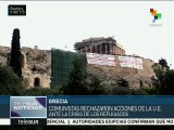 Comunistas griegos rechazan política de la UE hacia los refugiados