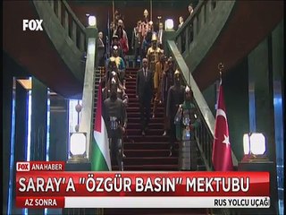 Ak Saray'a 'Türkiye'de Basın özgürlüğü alarm veriyor' Mektubu