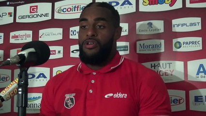 Rugby Top 14 -Daniel Ipkefan réagit après Oyonnax - Pau