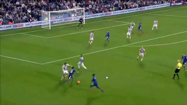 هدف رياض محرز ضد وست بروميتش البيون 31.10.2015