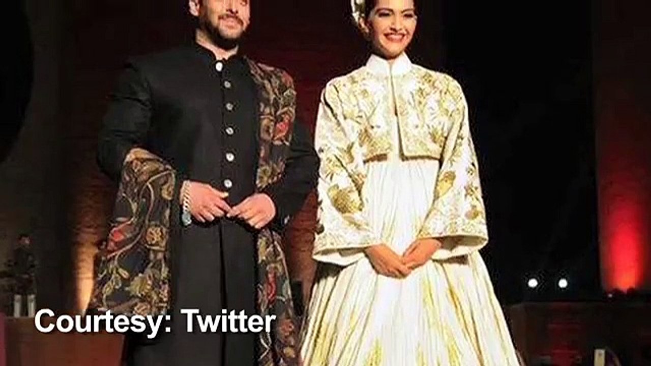 Salman Khan stuns all with his ramp walk with Sonam Kapoor
