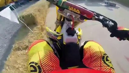 Dirt Bike Stunt Jump  Evel Knievel In Training