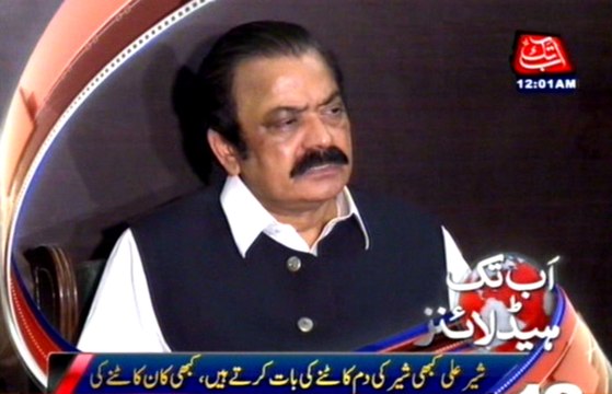 Firing incident did not take place at my Dera: Rana Sanaullah