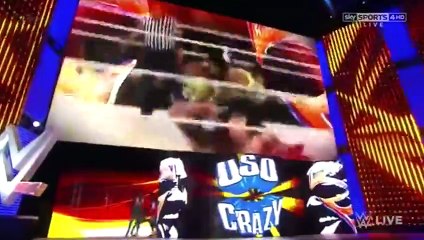 The Usos entrance with (Naomi) in Raw
