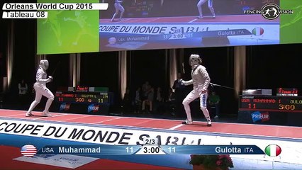 CdM sabre dames Orléans 2015 - phase finale (1/4, 1/2, finale) 31/10/2015