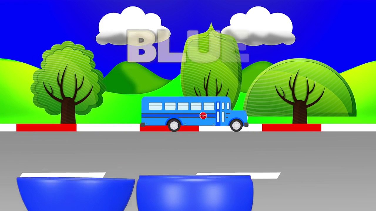 Counting School Buses & Explosions 2★ Learn Colours Opening Animated Surprise Eggs! Colors