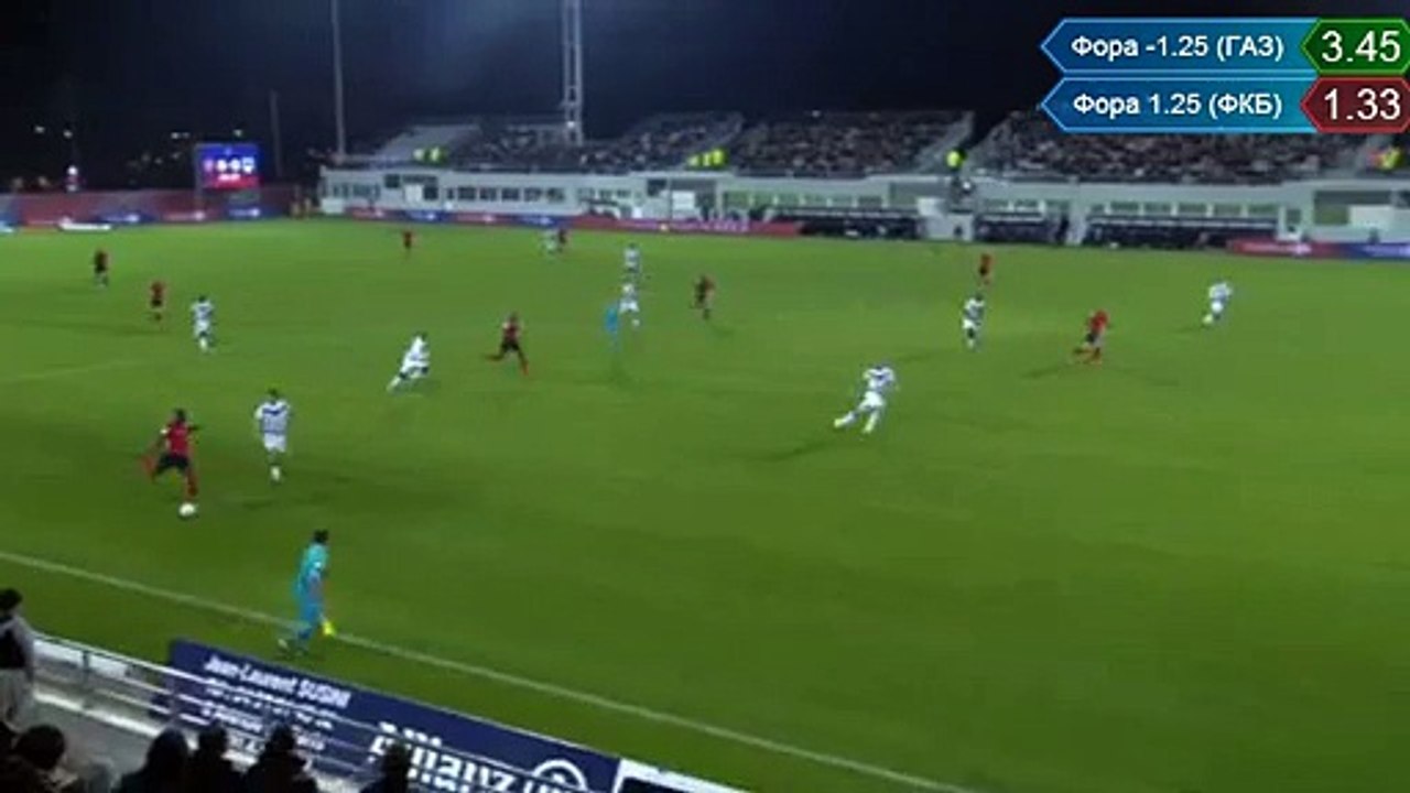 Gazélec Ajaccio - Girondins Bordeaux 1-0