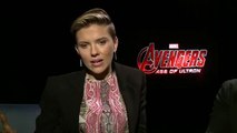 Scarlett Johansson & Mark Ruffalo Interview Avengers: Age of Ultron (2015)
