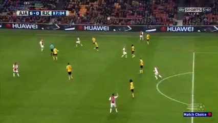 Davy Klaassen Goal 6-0 / Ajax vs Roda 31.10.2015