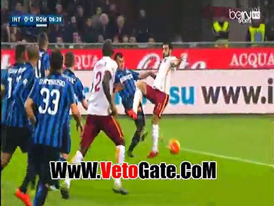 ملخص لمسات صلاح بمباراه روما - انتر ميلان الشوط الاول