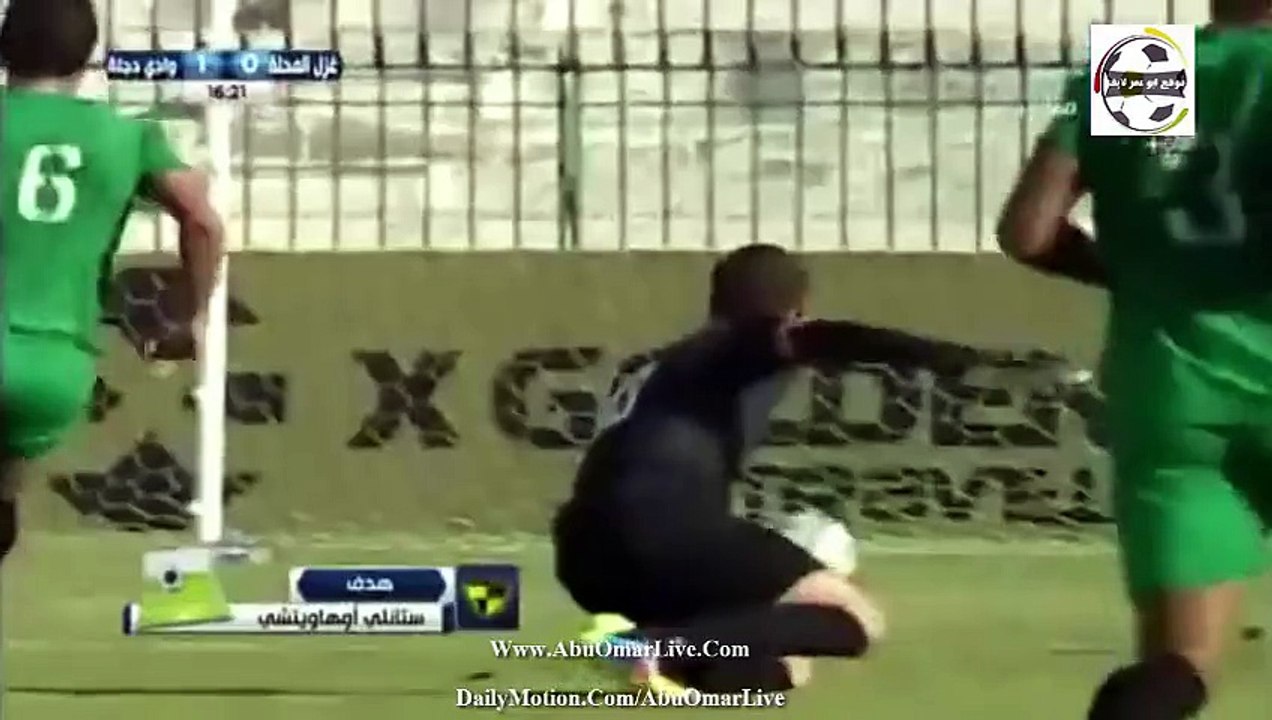 شاهد اهداف غزل المحلة ووادي دجلة في الدوري المصري  - 31 اكتوبر 2015
