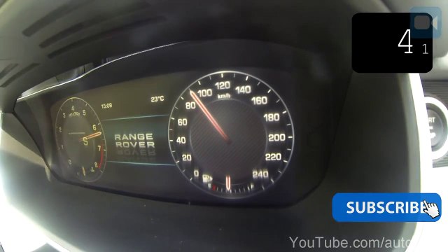 Range Rover 510 HP 5.0 V8 Supercharged 0-245 km-h top Acceleration