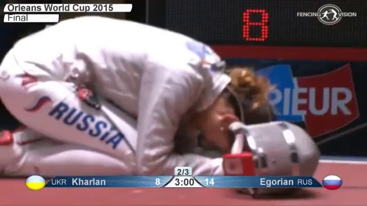 CdM sabre dames Orléans 2015 - Finale Egorian (RUS) vs Kharlan (UKR)