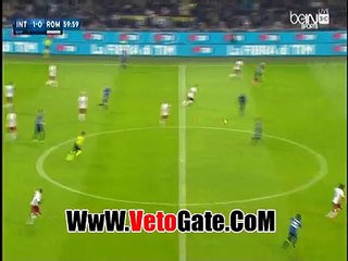 "محمد صلاح"يهدر اكثر من فرصه امام شباك انتر ميلان