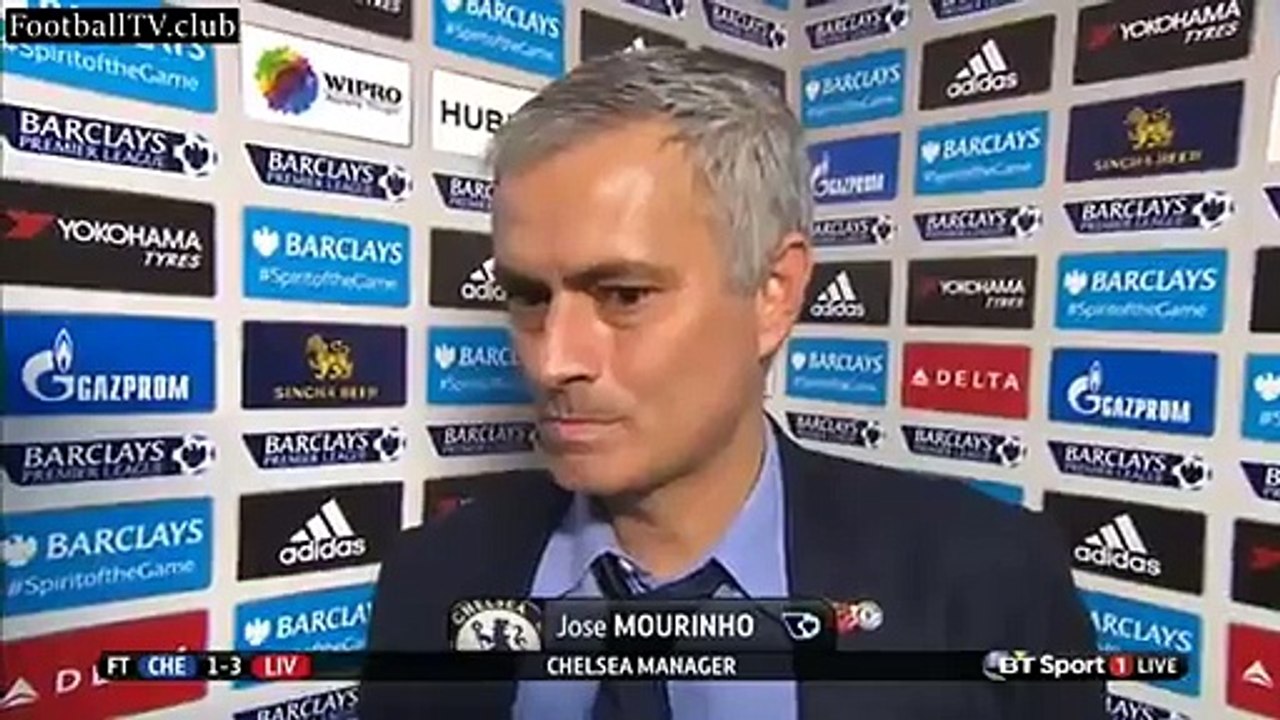 Chelsea vs Liverpool 1 - 3 - Jose Mourinho post-match interview