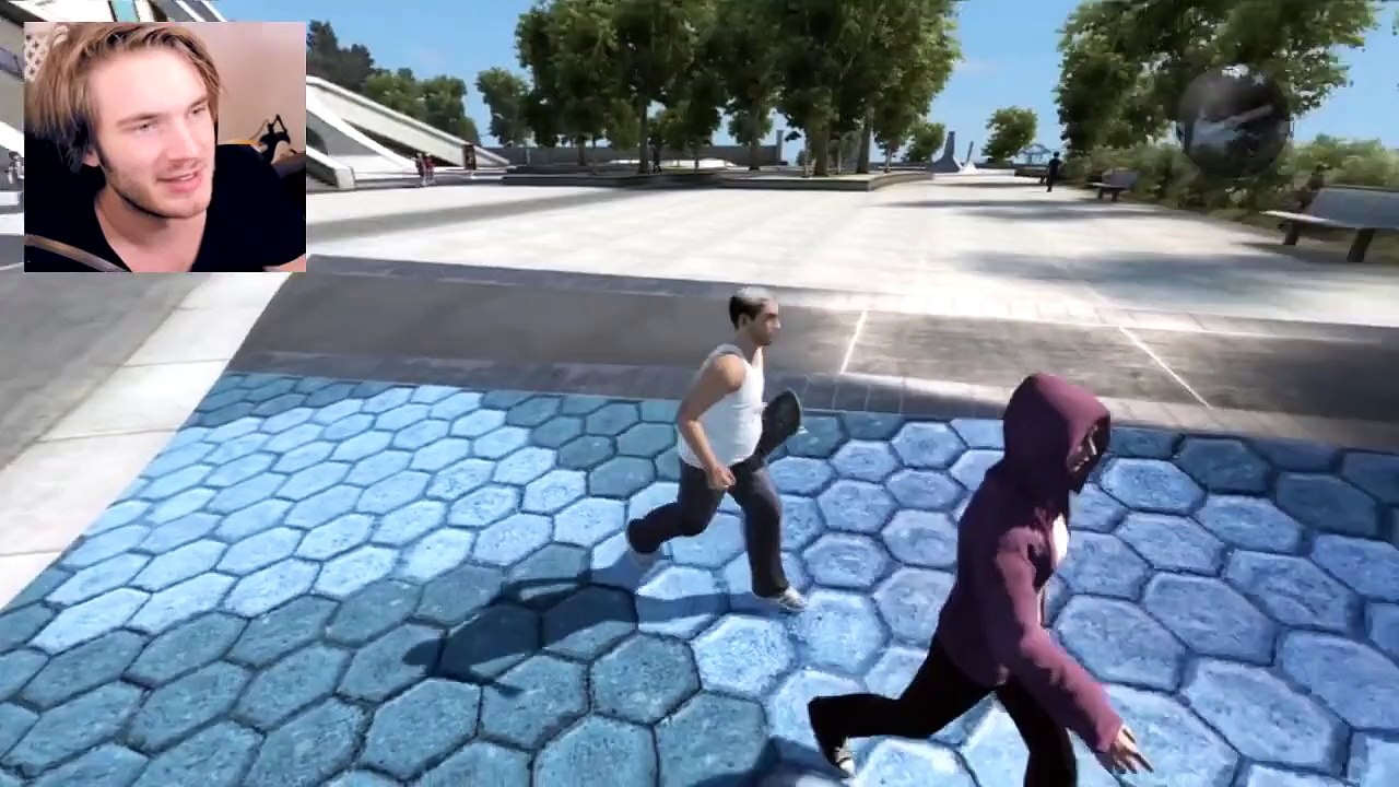 |PewDiePie на русском| CAN NOT BE UNSEEN. Skate 3 - Part 2 |Перевод и Озвучка PewDiePie|