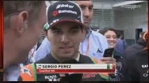 F1 2015 Mexico GP Sergio Perez Post Qualifying Interview