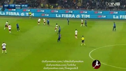 Rodrigo Palacio Fantastic Curve Shot - Inter 1-0 Roma - Serie A - 31.10.2015 HD