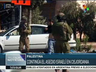 Continúa el asedio israelí en Cisjordania