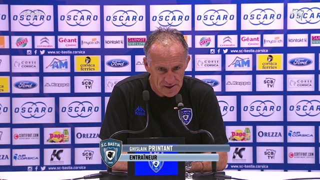 Bastia 1-0 Caen : Conf. d'après-match de G. Printant