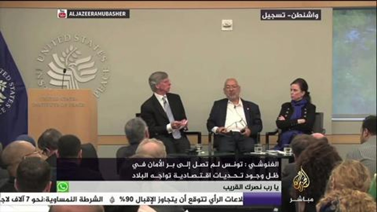 راشد الغنوشي يرد على صحفية مصرية قالت أن شباب ا...