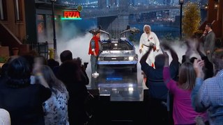 El dúo de Volver al Futuro visitó el programa de Jimmy Kimmel