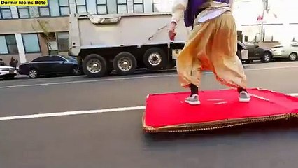 Aladdin et son tapis volant débarque à New York