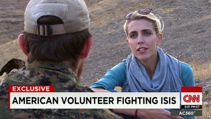 American leaves U.S. to fight ISIS