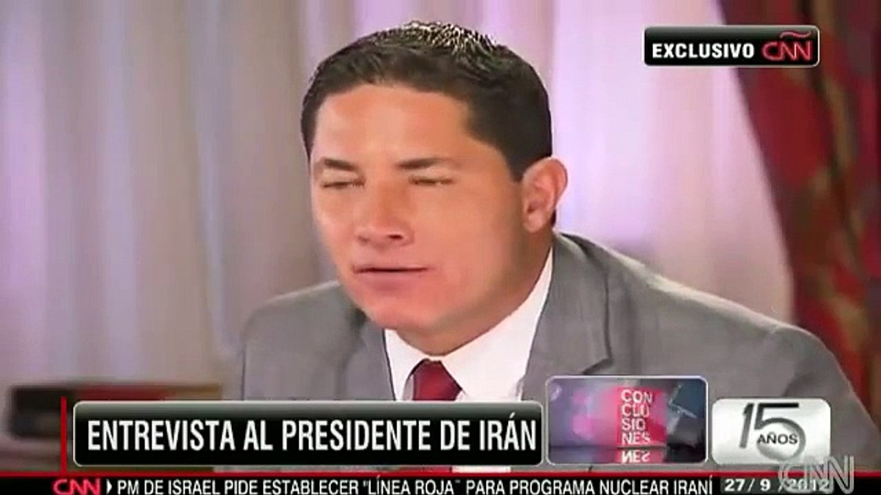 Entrevista a Mahmud Ahmadineyad - CNN español 2012