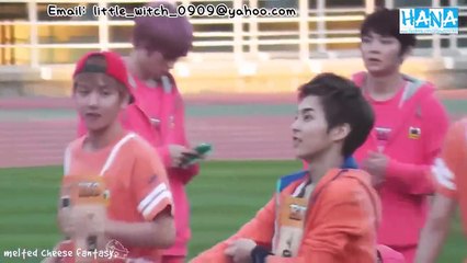 [Vietsub][FANCAM] 130903 Sehunie plays with hyungs @IAC