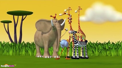 Funny Animals Cartoons Collection - Storm on the Savannah - For Babies by HooplakidzTv
