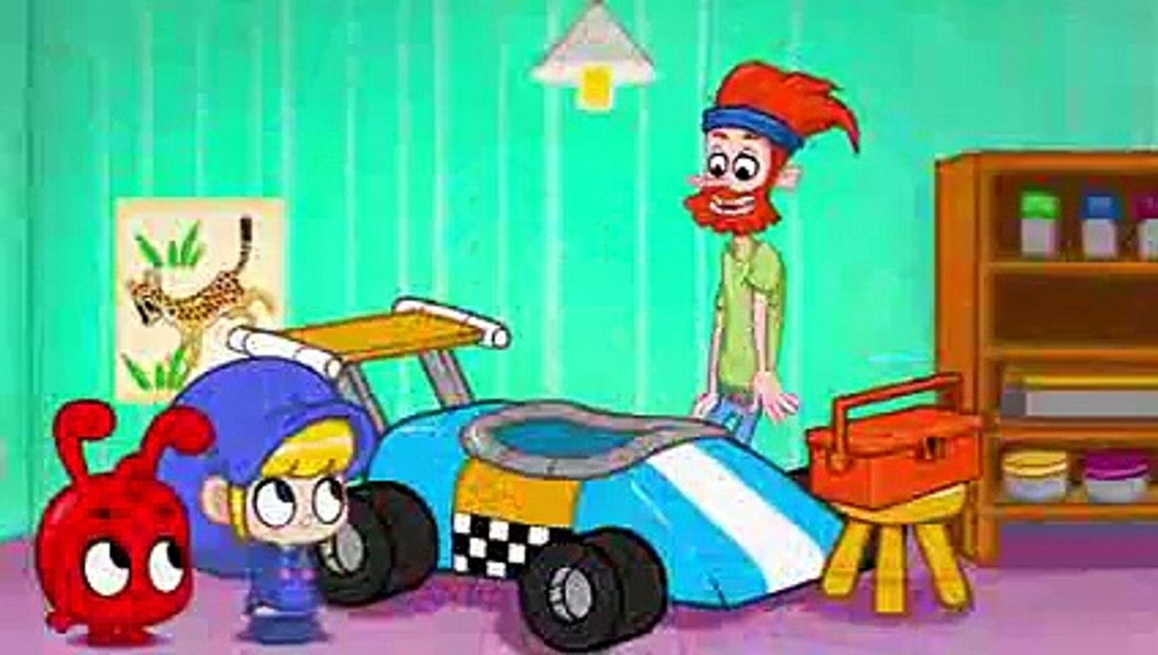 My Red Digger --  Diggers for Children by My Magic Pet Morphle Kids Show_6