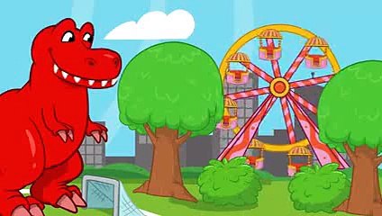 My Red Digger --  Diggers for Children by My Magic Pet Morphle Kids Show_11