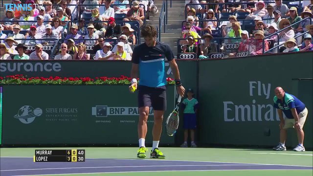Lopez Hot Shot 2015 BNP Paribas Open - ATP Indian Wells QF