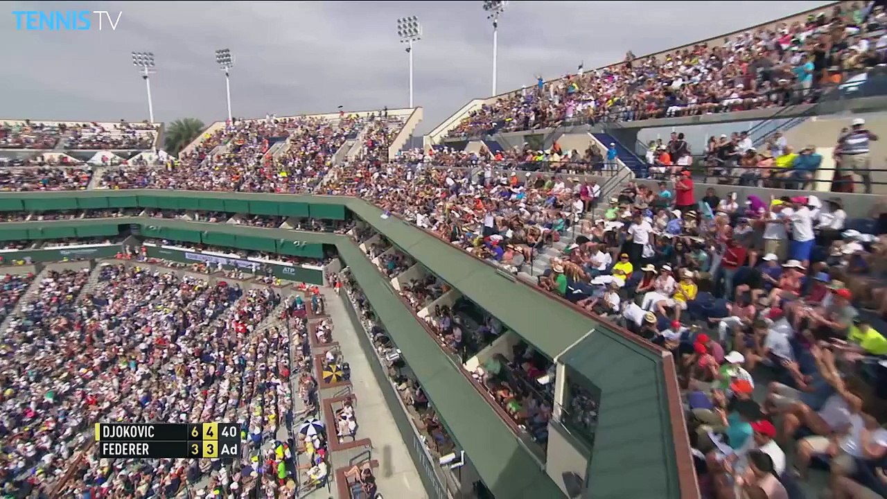 Roger Federer v Novak Djokovic - 2015 BNP Paribas Open Final Highlights_5