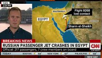 Russian plane crashes in Sinai, reportedly killing all 224 people on board