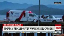 5 dead, 1 missing after whale tour boat sinks off British Columbia