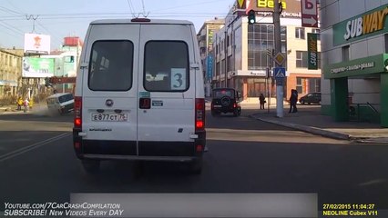 Car Crashes Compilation # 484 - February 2015 / Подборка Аварий и ДТП 20