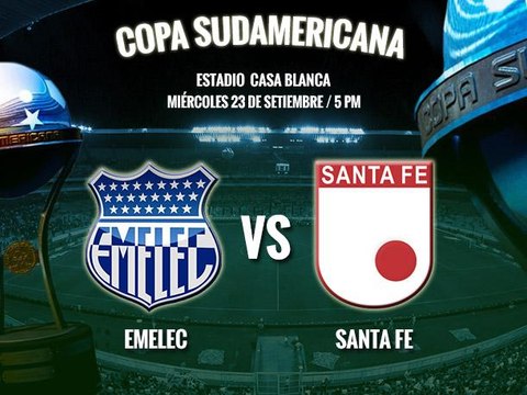 Emelec 2 - 1 Independiente Santa Fe Copa Sudamericana