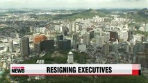 One in 5 executives at Korea's 10 biggest companies has resigned in 2015