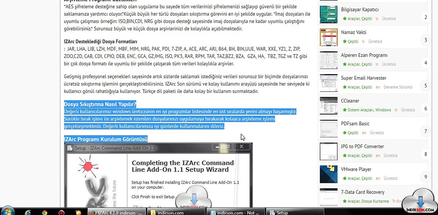 IZArc programı nedir ne işe yarar nasıl kurulur